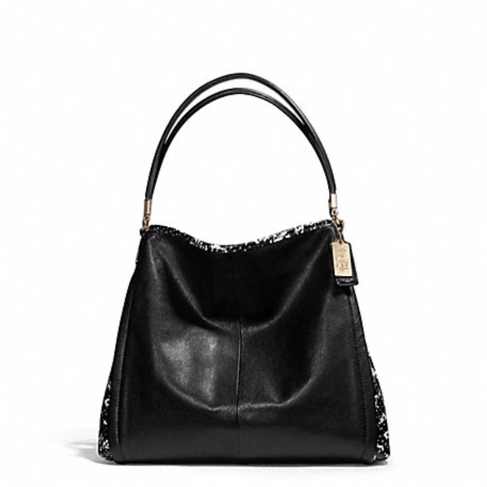 Coach | Madison Phoebe Python Embossed Shoulder Purse